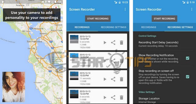 أفضل 10 تطبيقات تسجيل الشاشة لهواتف للأندرويد