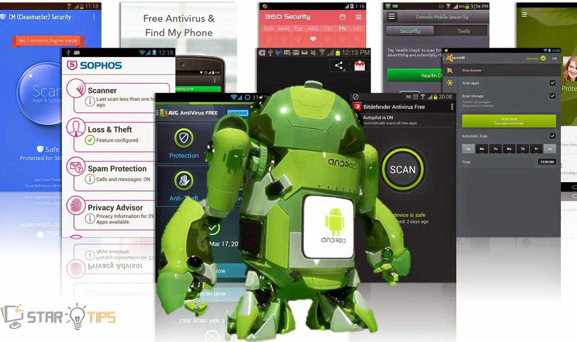 Android: أفضل برامج مكافحة الفيروسات المجانية