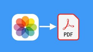 تحويل الصور الى PDF للايفون بدون برامج